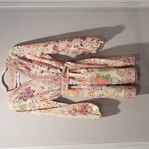 NWOT belted floral dress